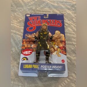 Logan Paul WWE Superstars LJN Action Figure Purple Card Chase Variant Brand New